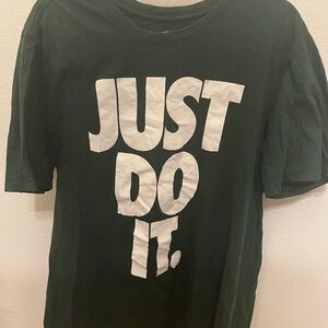 Nike Dark Green 'Just Do It' Tee